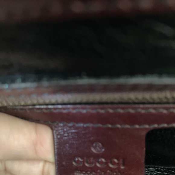 Vintage Gucci burgundy Python Bullet bag - Picture 10 of 11